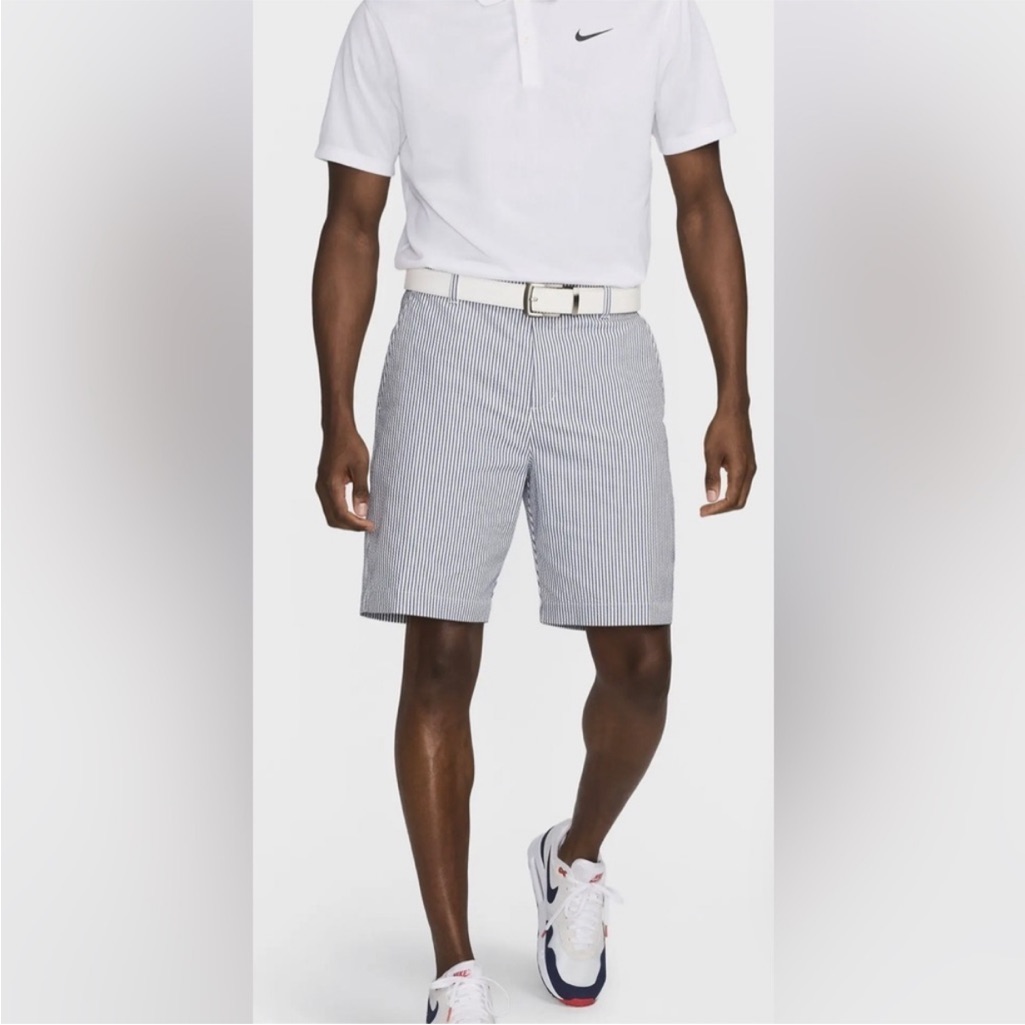 Nike Golf Seersucker Golf Short Sz 36